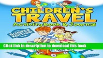 [Download] Children s Travel Activity Book   Journal: My Trip to Berlin Hardcover Collection