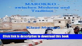 [Download] MAROKKO - zwischen Moderne und Tradition Hardcover Free