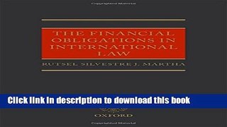 [Popular] The Financial Obligations in International Law Kindle Free