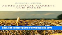 [Popular] Agricultural Markets and Prices Paperback Free