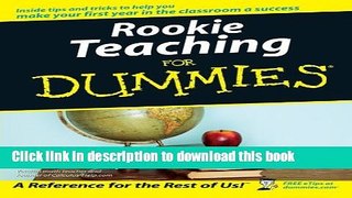 [Popular] Rookie Teaching For Dummies Paperback Online