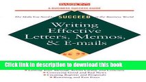 [Popular] Writing Effective Letters, Memos, and E-mail Kindle Free