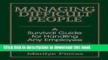 [Popular] Managing Difficult People: A Survival Guide For Handling Any Employee Paperback Collection