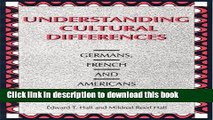 [Popular] Understanding Cultural Differences: Germans, French and Americans Paperback Free