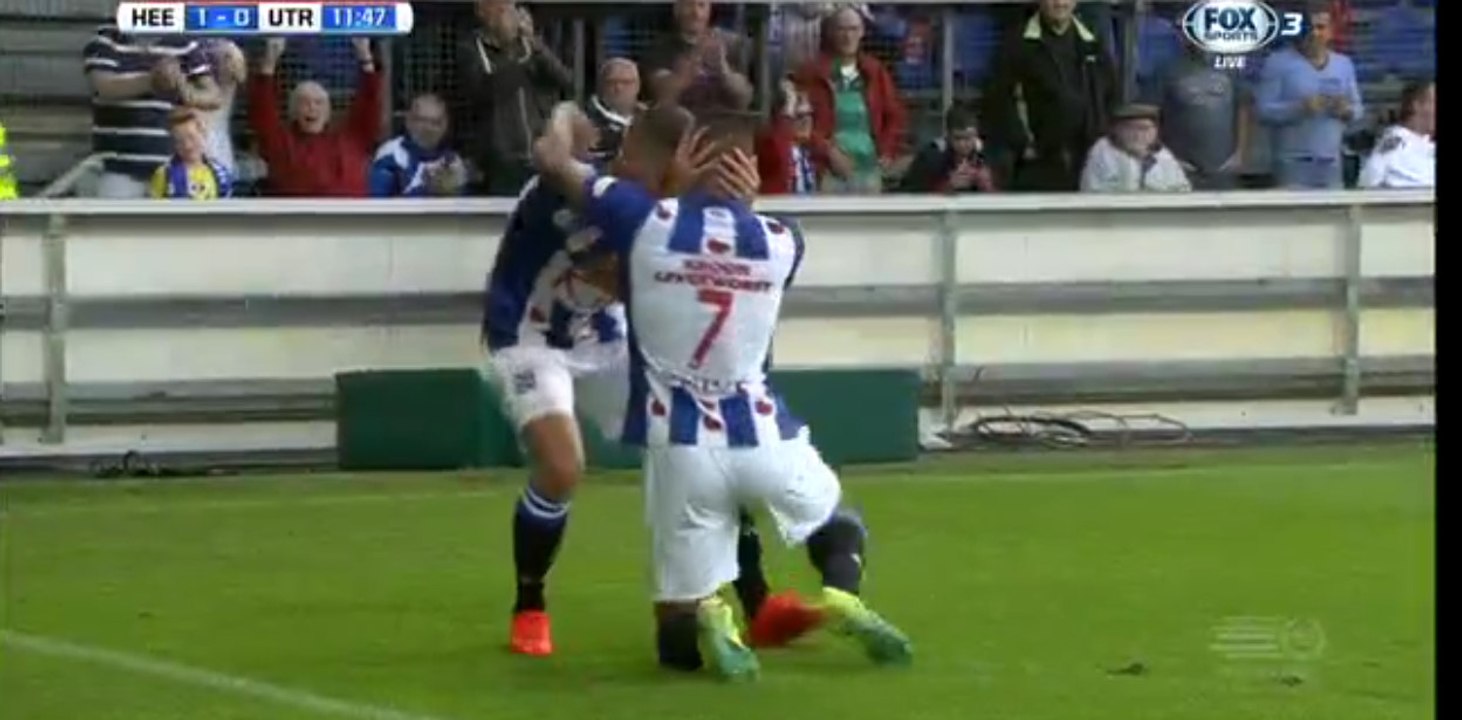 1-0 Luciano Slagveer Goal - Heereveen 1-0 Utrecht - 12-08-2016