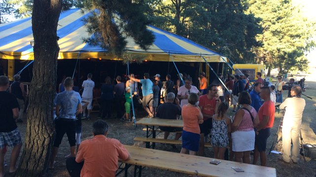 Les Couac improvisent pour la première soirée du Couvre Feu