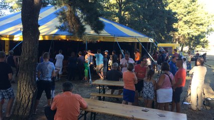 Les Couac improvisent pour la première soirée du Couvre Feu