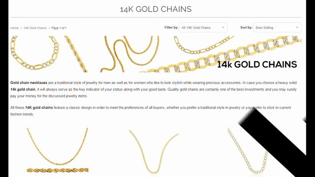 14K Gold Chains - Ultimate Collection