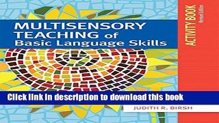 [Popular] Multisensory Teaching of Basic Language Skills Activity Book, Revised Edition Kindle