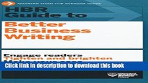 [Popular] HBR Guide to Better Business Writing (HBR Guide Series) Hardcover Collection