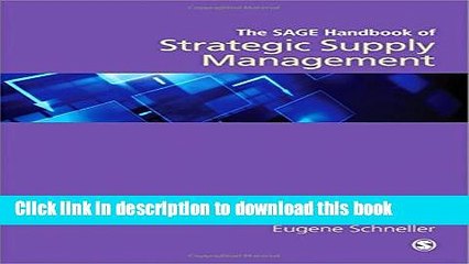 [Download] The SAGE Handbook of Strategic Supply Management Kindle Online
