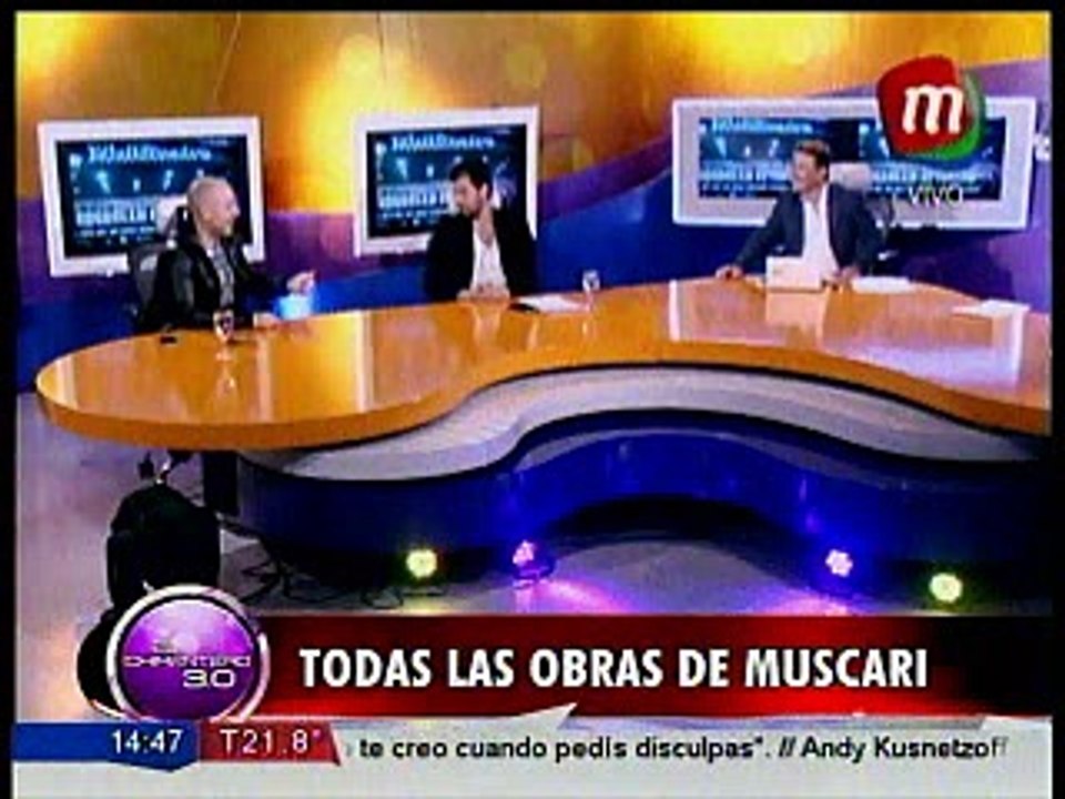 Muscari habló de todo en el Chimentero