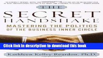 [Popular] The Secret Handshake: Mastering the Politics of the Business Inner Circle Hardcover Free