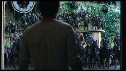 La Planète des Singes : l'Affrontement  - Extrait (3) VO