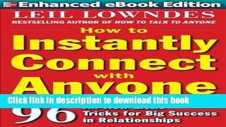 [Popular] How to Instantly Connect with Anyone: 96 All-New Little Tricks for Big Success in