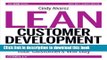 [Popular] Lean Customer Development: Building Products Your Customers Will Buy Paperback Free
