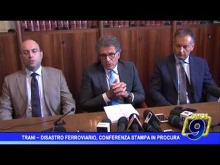Trani |  Disastro ferroviario, il procuratore Giannella: "indagini spedite"