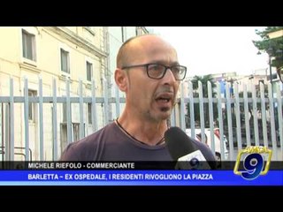Barletta | Ex ospedale, i residente rivogliono la piazza
