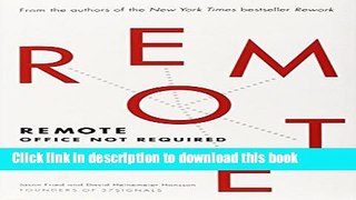 [Download] Remote: Office Not Required Kindle Collection