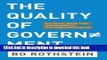 [Download] The Quality of Government: Corruption, Social Trust, and Inequality in International