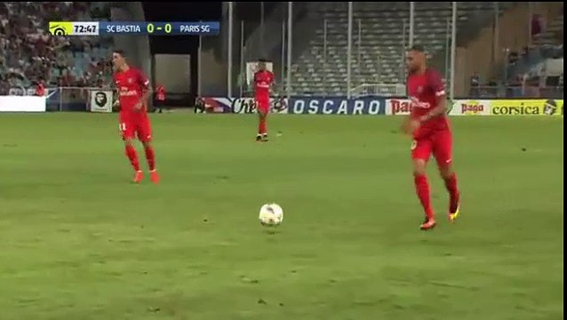 Lavyin Kurzawa Goal HD - SC Bastia 0-2 Paris Saint Germain - 12.08.2016