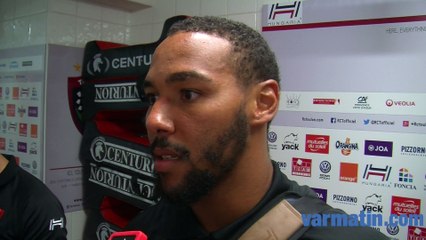 Gorgodze et Yobo après RCT Stade Toulousain