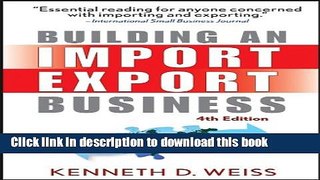 [Download] Building an Import / Export Business Hardcover Online