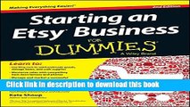 [Popular] Starting an Etsy Business For Dummies Kindle Collection