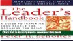 [Popular] The Leader s Handbook: Making Things Happen, Getting Things Done Hardcover Collection