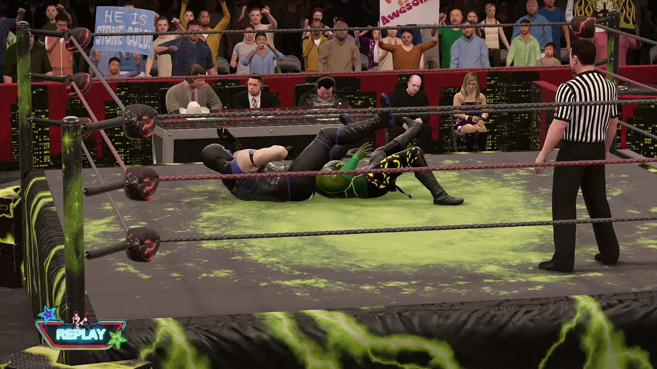 WWE 2K16 sub-zero v reptile highlights
