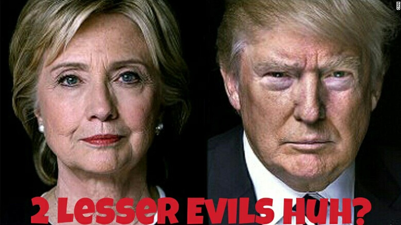 Vote For The  2 Lesser Evils And Gop Party Stop Funds For Trump.