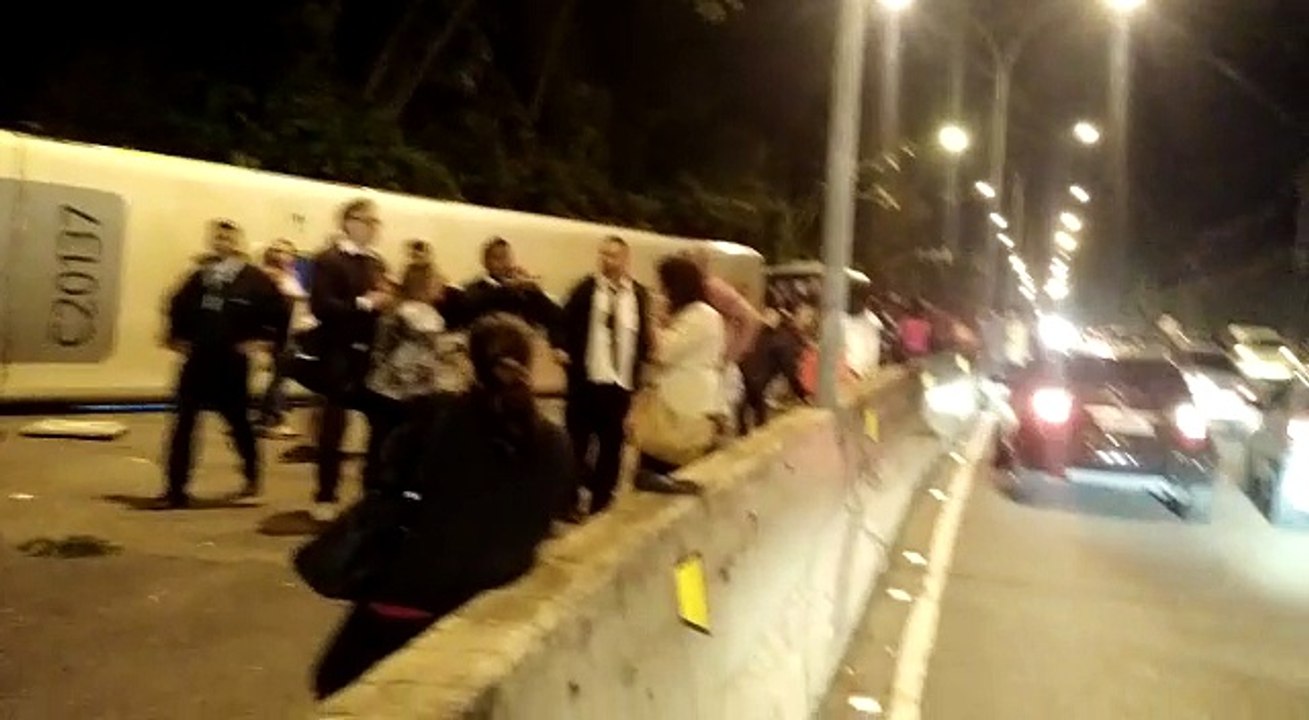 Acidente na Grajaú-Jacarepaguá