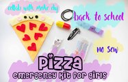 Back to School Emergency Kit for Girls | Pizza Pouch | [feat Meike DIY] | DIY Crafts