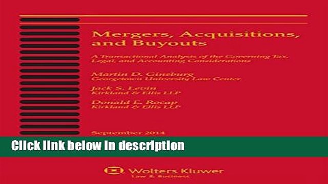 Download Mergers, Acquisitions, and Buyouts: Five-Volume Print Set Book Online