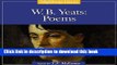 [Popular] W. B. Yeats: Poems (Highbridge Classics) Kindle Free