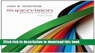 [Download] Supervision: Managing for Results Kindle Online