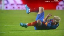 Steven N'Zonzi Injures Lionel Messi!