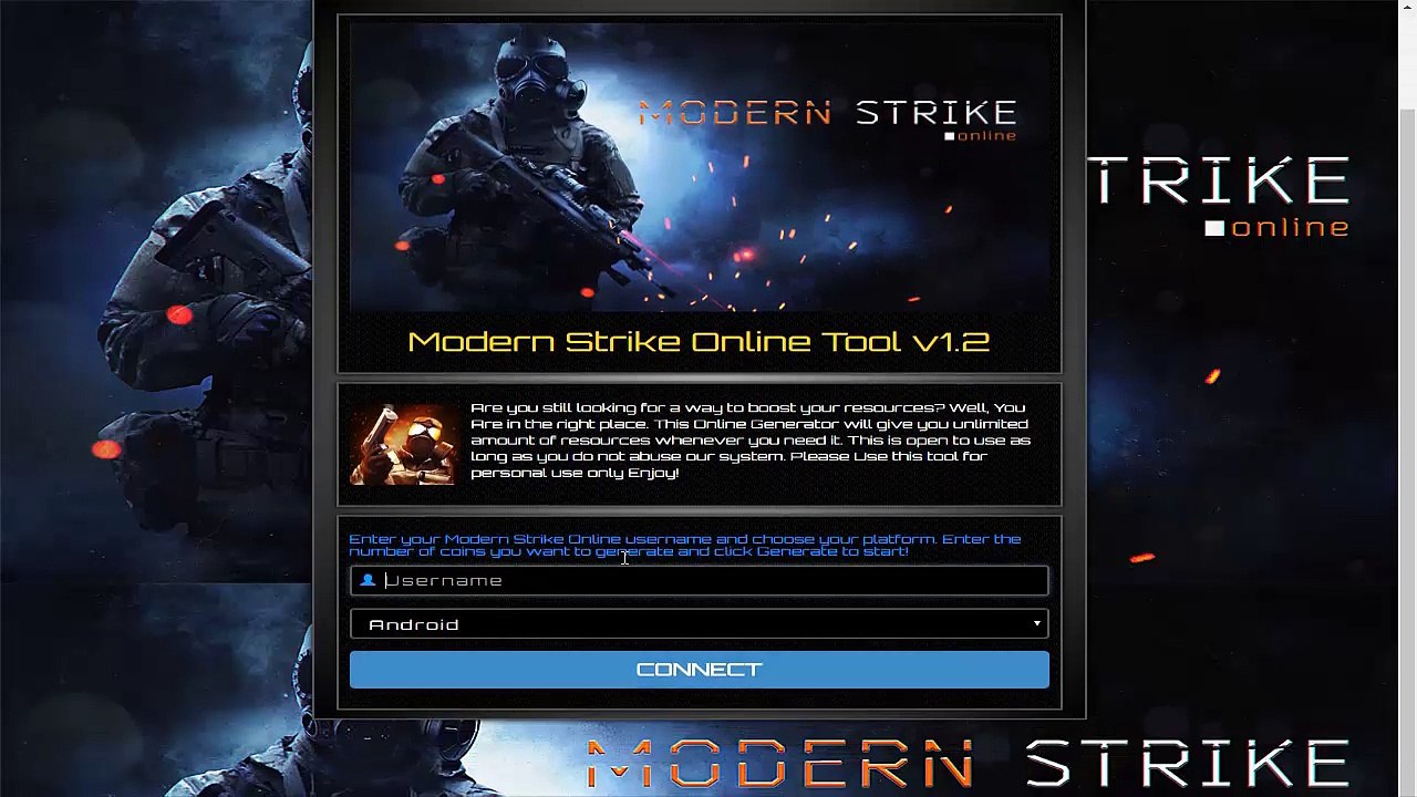 Modern Strike Online Cheat