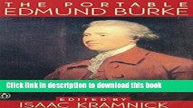 [Popular] The Portable Edmund Burke (Portable Library) Paperback OnlineCollection