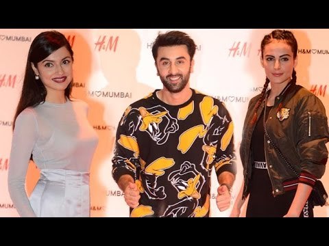 H&M First Store Launch In Mumbai | Ranbir Kapoor, mandana karimi, divya khosla kumar