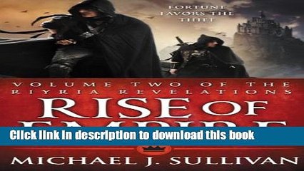 [Popular] Rise of Empire (Riyria Revelations box set Book 2) Hardcover OnlineCollection