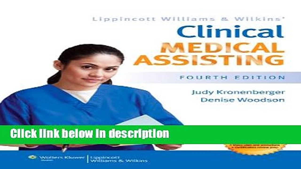 Books Lippincott Williams   Wilkins  Clinical Medical Assisting Free Online
