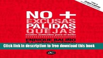 [Download] No MÃ¡s PÃ¡lidas - Cuatro actitudes para el Ã©xito (Spanish Edition) Hardcover Collection