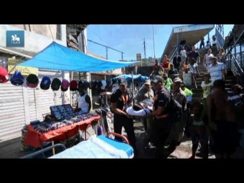 Mulher passa mal em estação de trem no Rio de Janeiro