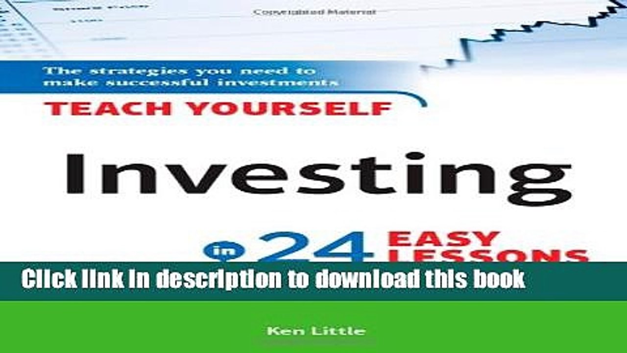 [Download] Teach Yourself Investing in 24 Easy Lessons, 2E Hardcover Free