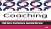 [Download] The Complete Handbook of Coaching Kindle Free