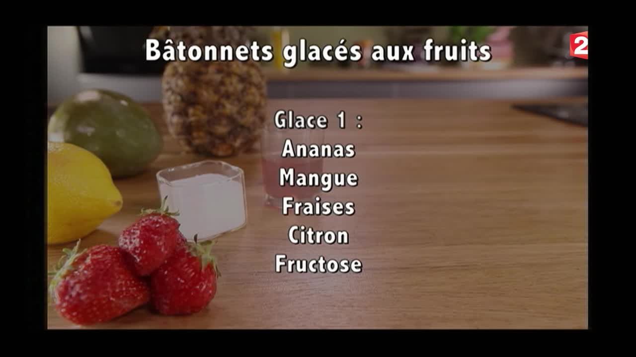 Gourmand - Bâtonnets glacés aux fruits - 2016/08/13