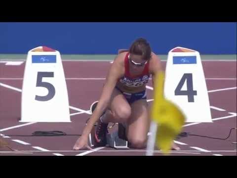 Women's 100m T13 | heat 2 | 2015 IPC Athletics World Championships Doha