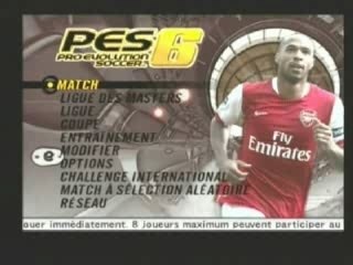 PES 6 Sedan vs Inter Milan (flèche grise vs rouge)