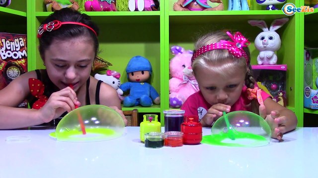 СЛИЗЬ ЛИЗУН ЧЕЛЛЕНДЖ Кто надует огромный пузырь из слизи?! Челленджи для детей - Challenge Slime